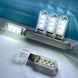 Світлодіодна USB LED лампочка 3LED 1W, Transparent