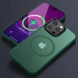 TPU+PC чехол Metal Buttons with MagSafe Colorful для Apple iPhone 13 Pro Max (6.7") Зеленый