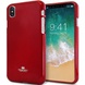 TPU чехол Mercury Jelly Color series для Apple iPhone X (5.8") / XS (5.8") Красный