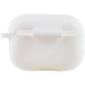 Силіконовий футляр для навушників AirPods Pro 2, Білий / White