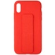 Чехол Silicone Case Hand Holder для Apple iPhone XS Max (6.5") Красный / Red