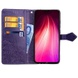Кожаный чехол (книжка) Art Case с визитницей для Xiaomi Redmi Note 8T Фиолетовый