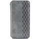 Кожаный чехол книжка GETMAN Cubic (PU) для Samsung Galaxy A32 4G Серый