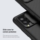 Карбонова накладка Nillkin Camshield (шторка на камеру) для Samsung Galaxy A22 4G / M32, Чорний / Black