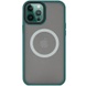 TPU+PC чехол Metal Buttons with MagSafe для Apple iPhone 13 Pro Max (6.7") Зеленый