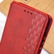 Кожаный чехол книжка GETMAN Cubic (PU) для Motorola Moto G24 / G04 Красный