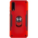 Ударопрочный чехол SG Ring Color магнитный держатель для Samsung Galaxy A50 (A505F) / A50s / A30s Красный