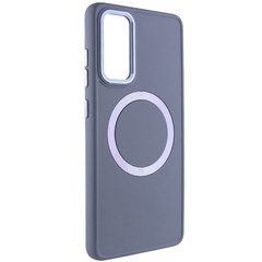 TPU чехол Bonbon Metal Style with MagSafe для Samsung Galaxy A54 5G Серый / Lavender
