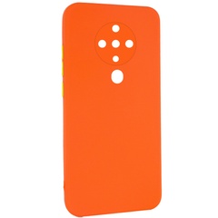 Чехол TPU Square Full Camera для TECNO Spark 6 Оранжевый