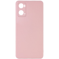 Силиконовый чехол Candy Full Camera для Oppo A76 4G / A36 / A96 Розовый / Pink Sand