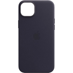 Шкіряний чохол Leather Case (AA Plus) with MagSafe для Apple iPhone 14 Plus (6.7"), Violet