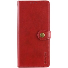 Шкіряний чохол книжка GETMAN Gallant (PU) для Xiaomi Redmi Note 13 5G, Червоний