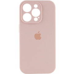Чохол Silicone Case Full Camera Protective (AA) для Apple iPhone 13 Pro (6.1"), Рожевий / Pink Sand