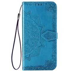 Кожаный чехол (книжка) Art Case с визитницей для Xiaomi Redmi 7A Синий