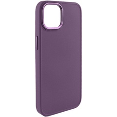Кожаный чехол Bonbon Leather Metal Style для Samsung Galaxy S23 Темно фиолетовый / Dark Purple