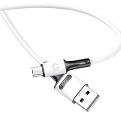Дата кабель USAMS US-SJ435 U52 USB to MicroUSB (1m), Білий