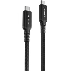 Дата кабель Proove Speed Line Type-C to Type-C USB 240W 4.0 (1m), Black