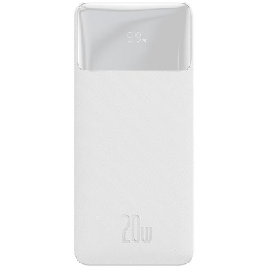Портативное зарядное устройство Baseus Bipow Overseas 20W 20000 mAh (PPBD050302) Белый
