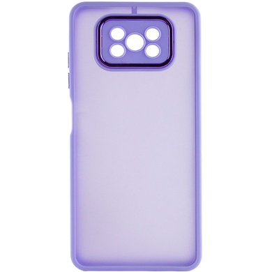 TPU+PC чехол Accent для Xiaomi Poco X3 NFC / Poco X3 Pro White / Purple