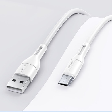 Дата кабель USAMS US-SJ502 U68 USB to MicroUSB (1m) Белый