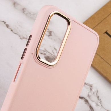 TPU чехол Bonbon Metal Style для Xiaomi Redmi Note 11 (Global) / Note 11S Розовый / Light pink
