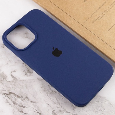 Чехол Silicone Case Full Protective (AA) для Apple iPhone 15 Pro (6.1") Синий / Deep navy