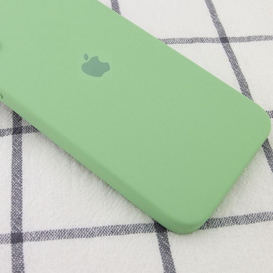 Чохол Silicone Case Square Full Camera Protective (AA) для Apple iPhone 11 Pro Max (6.5 "), М'ятний / Mint