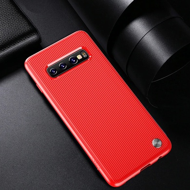 TPU чехол iPaky Suitcase Series для Samsung Galaxy S10+ Красный