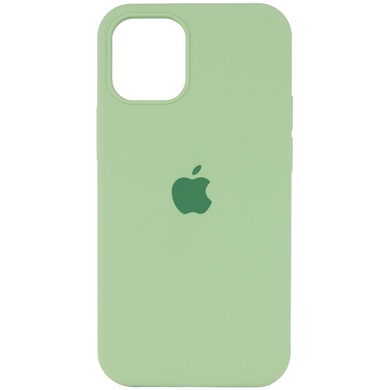Чохол Silicone Case Full Protective (AA) для Apple iPhone 12 Pro / 12 (6.1"), М'ятний / Mint