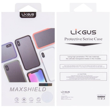 TPU+PC чохол LikGus Maxshield для Apple iPhone 11 Pro Max (6.5"), Синій