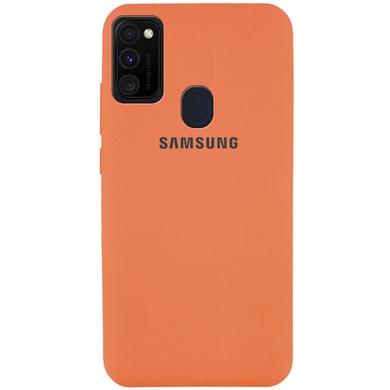 Чехол Silicone Cover Full Protective (AA) для Samsung Galaxy M30s / M21 Оранжевый / Apricot