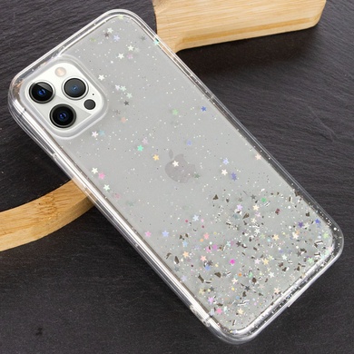 TPU чохол Star Glitter для Apple iPhone 14 Pro (6.1"), Прозрачный