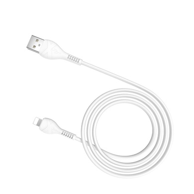 Дата кабель Hoco X37 "Cool power” Lightning (1m), Білий
