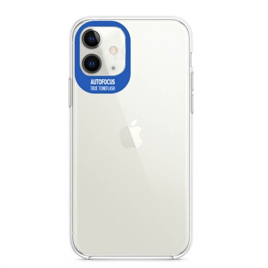 TPU чехол Epic clear flash для Apple iPhone 11 (6.1") Бесцветный / Синий