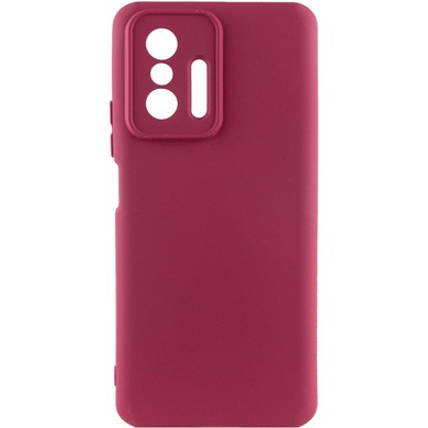 Чохол Silicone Cover Lakshmi Full Camera (AA) для Xiaomi 11T / 11T Pro, Синий / Iris