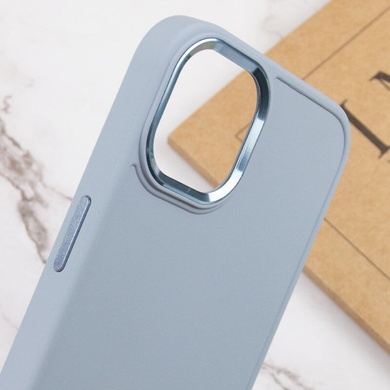 TPU чохол Bonbon Metal Style для Apple iPhone 12 Pro Max (6.7"), Блакитний / Mist blue