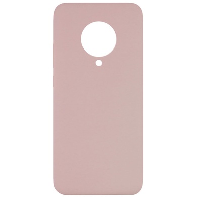 Чехол Silicone Cover Full without Logo (A) для Xiaomi Redmi K30 Pro / Poco F2 Pro Розовый / Pink Sand