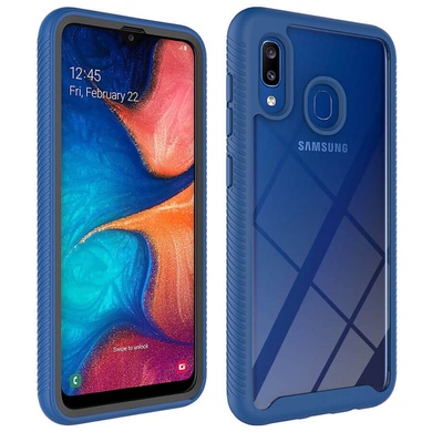 Ударопрочный чехол Full-body Bumper Case для Samsung Galaxy A20 / A30 Синий