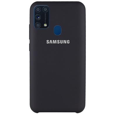 Чехол Silicone Cover (AAA) для Samsung Galaxy M31 Черный / Black