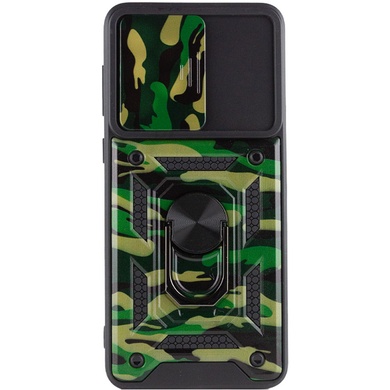 Удароміцний чохол Camshield Serge Ring Camo для Samsung Galaxy A53 5G, Зелений / Army green