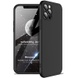 Пластиковая накладка GKK LikGus 360 градусов (opp) для Apple iPhone 12 Pro (6.1") Черный