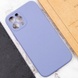 Чохол Silicone Case Full Camera Protective (AA) NO LOGO для Apple iPhone 12 Pro (6.1"), Сірий / Lavender Gray