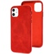 Кожаный чехол Croco Leather для Apple iPhone 11 (6.1") Red