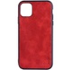 Кожаный чехол AIORIA Vintage для Apple iPhone 11 Pro Max (6.5") Красный