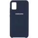 Чехол Silicone Cover (AAA) для Samsung Galaxy A51 Синий / Midnight blue
