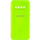Чохол Silicone Cover My Color Full Camera (A) для Samsung Galaxy S10, Салатовый / Neon green