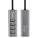 Переходник HUB Hoco HB1 USB to USB 2.0 (4 port) (1m) Серый