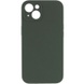 Чехол Silicone Case Full Camera Protective (AA) NO LOGO для Apple iPhone 14 (6.1") Зеленый / Cyprus Green