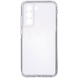 TPU чохол GETMAN Clear 1,0 mm для Samsung Galaxy S21 FE, Безбарвний (прозорий)