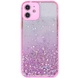 TPU чехол Spangle star с защитой камеры для Apple iPhone 11 (6.1") Розовый